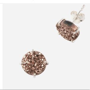 🌞Noonday Collection Druzy Studs Rose Gold